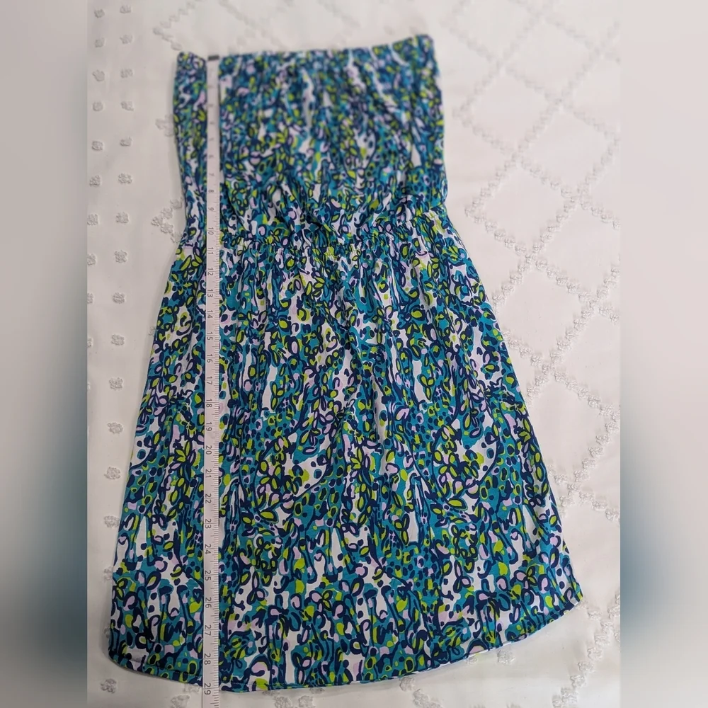 Lily Pulitzer Strapless Windsor Dress, Sz S - Picture 5 of 7